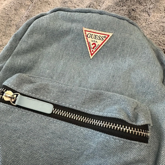 Guess Mini Denim Backpack - Picture 3 of 5